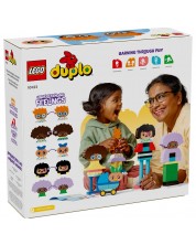 Konstruktor LEGO Duplo - Montažni ljudi s velikim emocijama (10423) -1