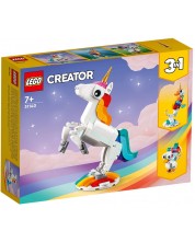 Konstruktor 3 u 1 LEGO Creator - Čarobni jednorog (31140) -1