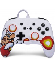 Kontroler PowerA - Enhanced, žičani, za Nintendo Switch, Fireball Mario