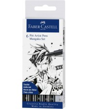 Manga set Faber-Castell Pitt Artist - Mangaka, 6 komada