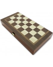 Set šaha i backgammona Manopoulos - Boja Wenge, 38 x 19 cm -1