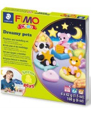 Set polimerske gline Staedtler Fimo Kids - Kućni ljubimci iz snova -1