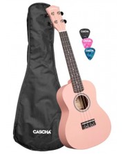 Koncert ukulele Cascha - CUC107, ružičasti