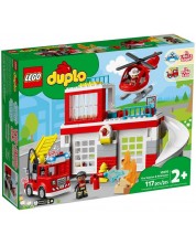 Кonstruktor Lego Duplo Town - Vatrogasna brigada i helikopter (10970)