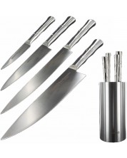 Set od 4 noža sa stalkom Samura - Bamboo