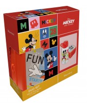 Set boca i kutija za hranu Disney - Micky Mouse, crveni -1