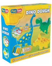Set za igru s modelinom Play-Toys - Napravite svoje dinosaure -1