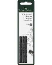 Set ugljena Faber-Castell Pitt - 3 komada, srednje -1