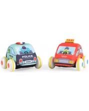 Set mekih igračaka Huanger - Inercijski automobili, policija i taksiji -1