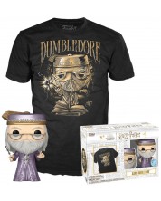 Set Funko POP! Collector's Box: Movies - Harry Potter - Dumbledore with Wand (Metallic) (Special Edition), veličina XL -1