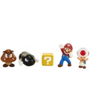 Komplet figura Jakks Pacific - Super Mario, 5 komada