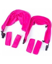 Set nadstrešnica Baby Monsters - za Easy Twin, Fuchsia -1