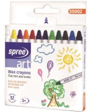 Set voštanih pastela Spree Art - 12 boja