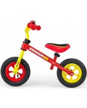 Bicikl za ravnotežu Milly Mally - Dragon Air, crveno-žuti