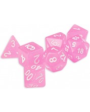 Set kockica Dice4Friends Confetti - Creamy Pink, 7 komada