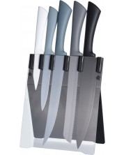 Set od 5 kuhinjskih noževa H&S - sa stalkom, raznobojni