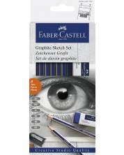 Set crnih olovaka Faber-Castell - Graphite Sketch Set
