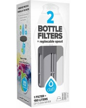 Set filtera i čepa za bocu Dafi, sive