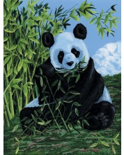 Set za slikanje na platnu Royal - Panda, 23х30 cm