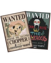 Set mini postera GB eye Animation: One Piece - Brook & Chopper Wanted Posters