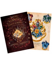 Set mini postera GB eye Movies: Harry Potter -Crests & Marauders -1