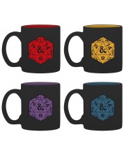 Set šalica za espresso ABYstyle Games: Dungeons & Dragons - D20, 110 ml -1