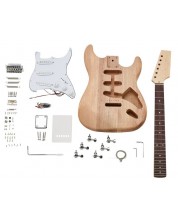 Komplet za sastavljanje Harley Benton - Stratocaster DIY Kit, bež/bijeli -1