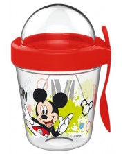 Set šalica i žlica Disney - Mickey, 350 ml -1