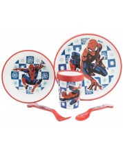 Set za hranjenje Stor - Spiderman Arachnid Grid, 5 dijelova -1