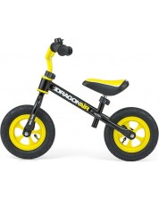 Bicikl za ravnotežu Milly Mally - Dragon Air, crno/žuti