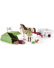 Set figurica Schleich Horse Club - Pustolovina sa šatorom -1