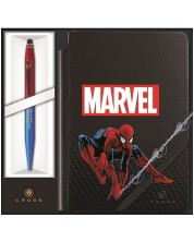 Set rokovnik i kemijska olovka Cross Tech2 - Marvel Spider-Man, A5 -1