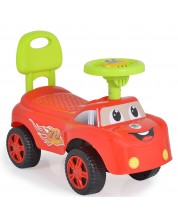 Auto na guranje Moni Toys - Keep Riding, crveni -1