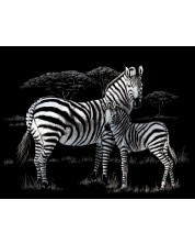 Komplet za graviranje Royal Silver - Zebre, 20 х 25 cm