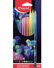 Set olovaka u boji Maped Deepsea Paradise - 12 boja