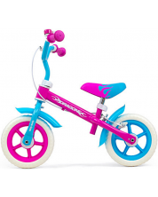 Bicikl za ravnotežu Milly Mally - Dragon, ružičasto-plavi