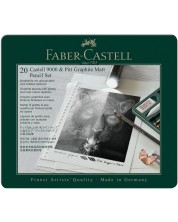 Set grafitnih olovki Faber-Castell Pitt & Castell 9000 - 20 komada -1