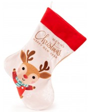Božićna čarapa Amek Toys - Jelen, 28 cm -1