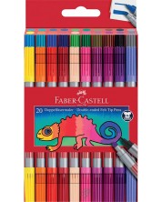 Set dvostranih flomastera Faber-Castell - 20 boja -1