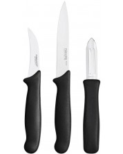 Set noževa za guljenje Fiskars - Essential, 3 dijela -1