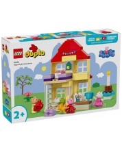 Konstrukcijski set LEGO Duplo - Peppa Pig rođendanska kuća (10433) 