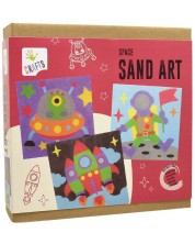 Set za crtanje šarenim pijeskom Andreu toys – Svemir -1