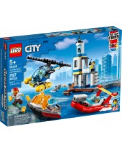 Konstrukcijski set LEGO City -  Pomorska policija i vatrogasna misija (60308) -1