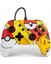 Kontroler PowerA - Enhanced, žičani, za Nintendo Switch, Pokemon: Pikachu Pop Art