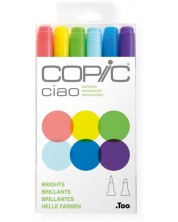 Set markera Too Copic Ciao - Svijetli tonovi, 6 boja -1