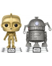 Komplet figura Funko POP! Movies: Star Wars - C-3P0 & R2-D2 (Concept Series) (Exclusive at Disney)