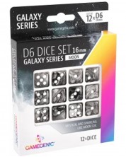 Set kockica Gamegenic: Galaxy Series - Moon, 12 komada