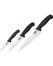 Set od 3 noža Samura - Butcher, crna drška