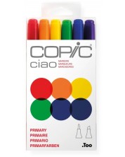 Set markera Too Copic Ciao - Osnovni tonovi, 6 boja -1