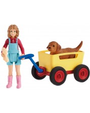 Set figurica Schleich Farm Life – Djevojka s psom i kolicom -1